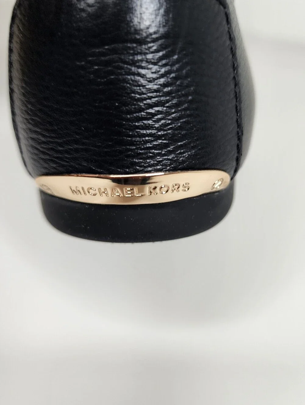 Michael Kors Melanie Womens Moc Flat Black  Leather Loafers Size 6
